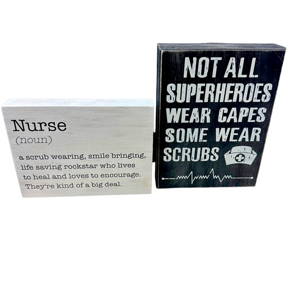 Other - Two Nurse Decor Blocks